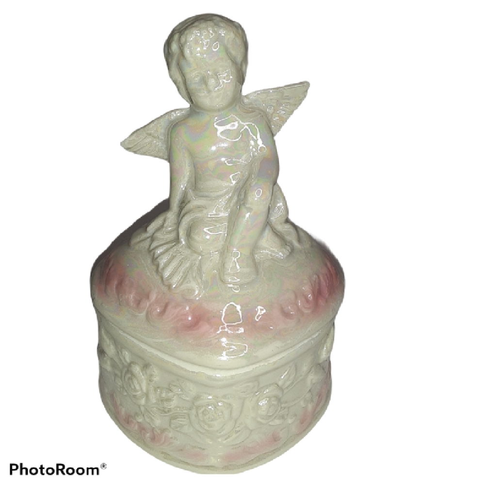 Valentine's Day Angel trinket box